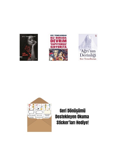İyilik Güzellik + Biz Burada Devrim Yapıyoruz Sinyorita Cep Boy + 'ağrı'nın Derinliği + Okuma Sticker'ları