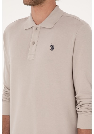 U.s. Polo Assn. Erkek Taş Sweatshirt 50307688-vr049 Tas
