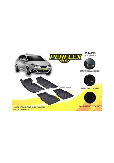 Perflex Pxm-st10 Paspas 3d Havuzlu X-mat Ibiza 03-07