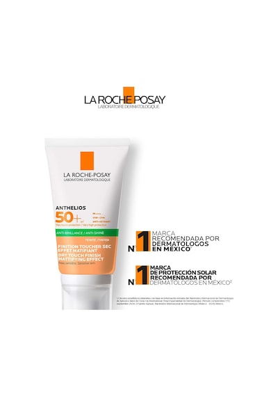 Anthelios Oil Control Gel Cream Spf50+ Yağlı Ve Karma Ciltler İçin Renkli Yüz Güneş Kremi 50ml