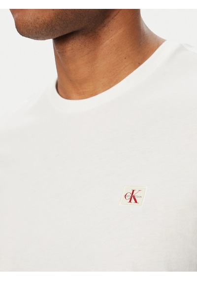 Calvin Klein Erkek Marka Logolu Günlük Kullanıma Uygun Beyaz-beyaz T-shirt Lv04rd248g 2sb