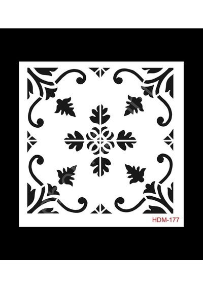 Hdm177 Cadence Home Dekor Stencil 25X25