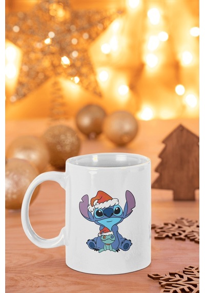 Stitch Yılbaşı Kupa Bardak