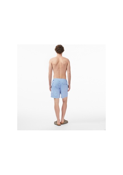 Nautica Erkek Mavi Regular Fit Çizgili Deniz Şortuçizgilit65516t