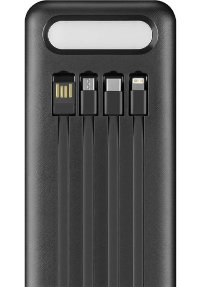 Powerway Tx60 Siyah 60000 Mah Çoklu Çıkış Dijital Göstergeli Ekstra Kablolu Powerbank