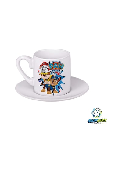 Paw Patrol Türk Kahvesi Fincanı 0156 Beyaz