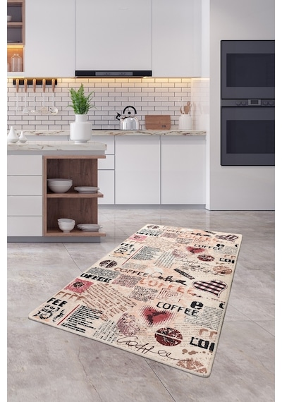 Coffee Djt 100X300 Cm Mutfak Halısı