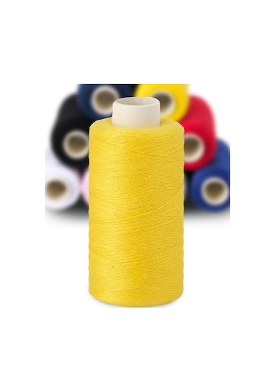 FDMSTAR 120 No Karışık Renkli Dikiş İpliği 10’lu Küçük Boy 250-300 Metre Ev Tipi Makineye Uyumlu Polyester İplik Seti