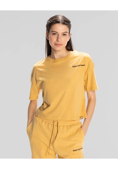 Kappa Authentic Jessa-Woman Kadın T-Shirt-Bej