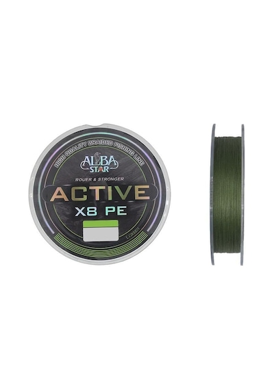 Albastar Active 8x 0.14mm 300m L.green 8 Örgü İp Misina 16.6kg Çeker