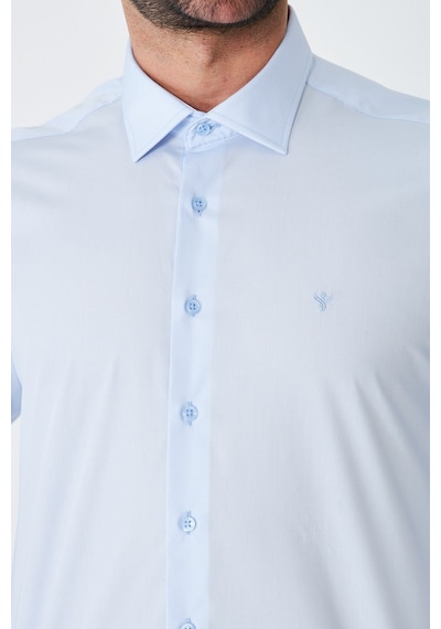 White Stone Mavi Dynamic Fit Uzun Kollu Erkek Gömlek MAVİ White Stone Mavi Dynamic Fit Uzun Kollu Erkek Gömlek MAVİ