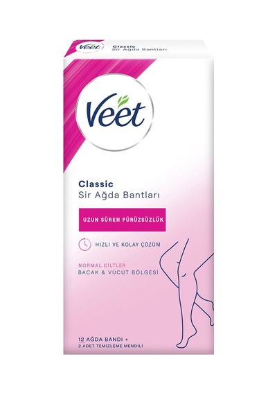 Veet Klasık Ağda Bandı 12'li - 7 Adet Tarı