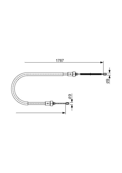 Bosch 1987482410 Arka El Fren Teli 364002234r 8200820595