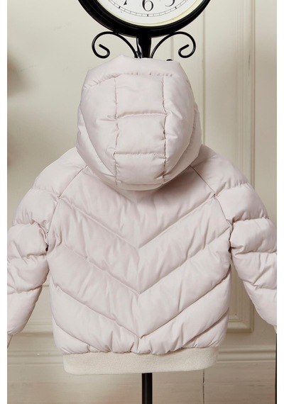 Benitto Kids Erkek Bebek Kapüşonlu Kışlık Mont 51332 Bej