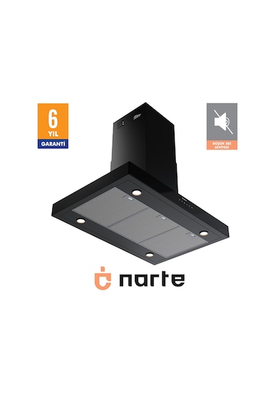 Narte NT-HI30190B 90 Cm Ada Tipi Davlumbaz