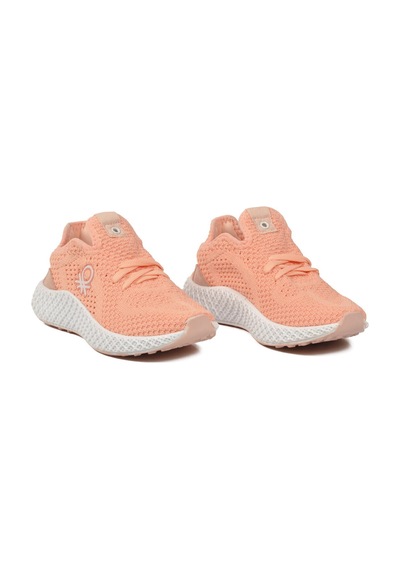 United Colors Of Benetton Fileli Hafif Kız Çocuk Spor Ayakkabı Bnı-30961 F Pudra