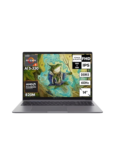Asus ExpertBook P3 PM3406CKA-R516512G0DQB75 Ryzen Al 5 330 40 GB 4 TB SSD 14" W10P Dizüstü Bilgisayar