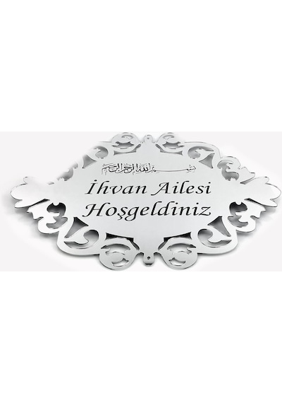 Ihvanonline Pleksi Kapı Süsü 3 - Gümüş
