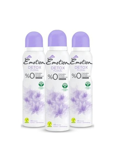 Detox Floral Deodorant 3x150ML