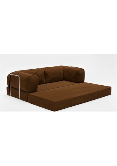 Herev 200x200 Cm 50 Dns Modüler Köşe Koltuk Fitilli Kadife Kumaş, Yatak Olabilen, Modern Tasarım Şark Köşe Kahverengi Herev 200x200 Cm 50 Dns Modüler Köşe Koltuk Fitilli Kadife Kumaş, Yatak Olabilen, Modern Tasarım Şark Köşe Kahverengi