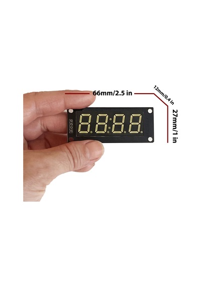 4 Basamaklı Led Gösterge Modülü 7-segment Tm1637