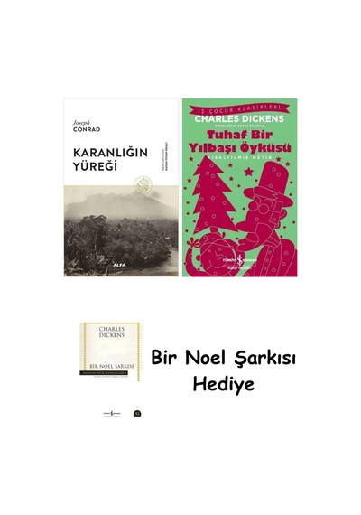 Karanlığın Yüreği Ciltli + Tuhaf Bir Yılbaşı Öyküsü + Bir Noel Şarkısı