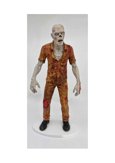 Walking Dead Rick Zombi Figür 20 Cm
