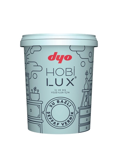 Dyo Hobilux Şeffaf Vernik Parlak 0.4 Lt
