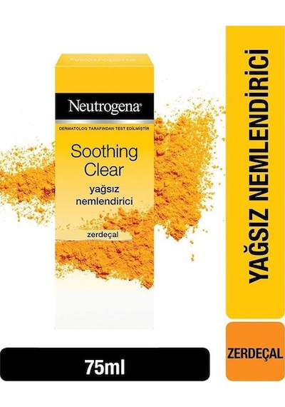 Neutrogena Soothing Clear Yağsız Yüz Nemlendiricisi 75 ML