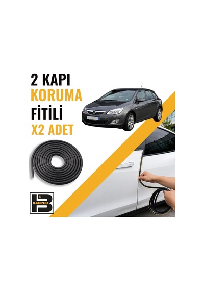 Opel Astra J Hatchback Kapı Koruma Fitili-iki Kapı-siyah-bm1209