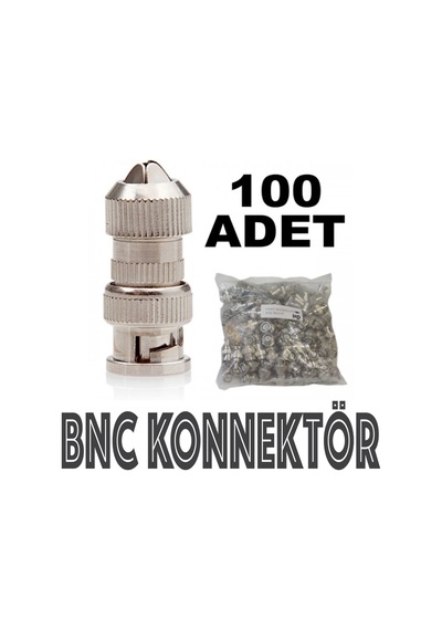 Bakır Bnc Konnektör 100'lü - AYNI GÜN !