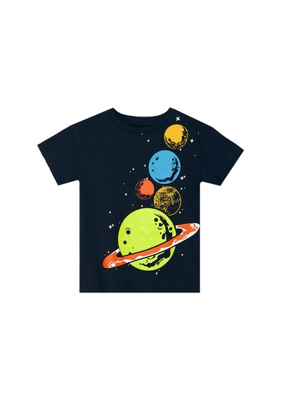 Gezegenler Erkek Çocuk Yazlık T-shirt Şort Takım