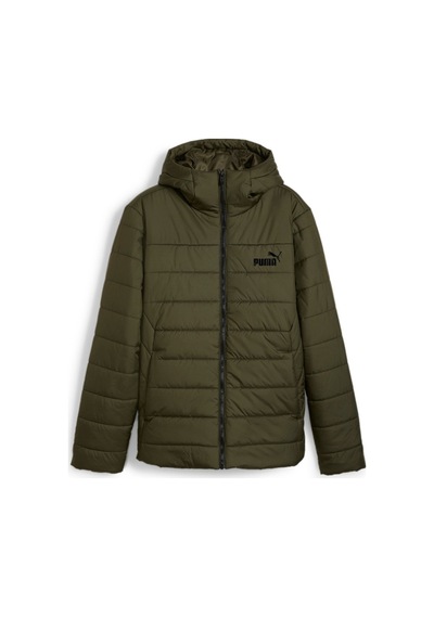 Puma Essential Padded Erkek Haki Kapüşonlu Mont Haki