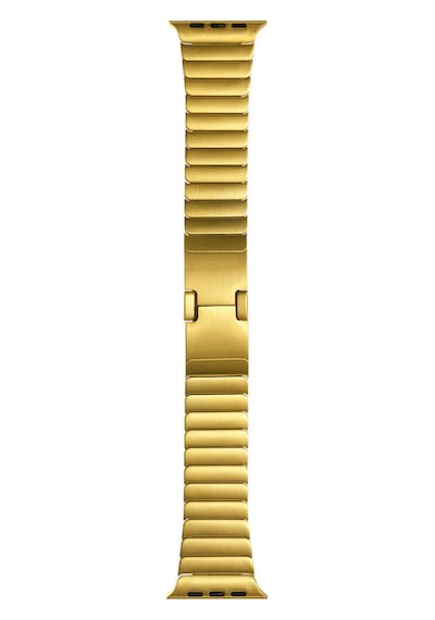 Watch Ultra 49mm Uyumlu Krd-82 Metal F10t Kordon-gold