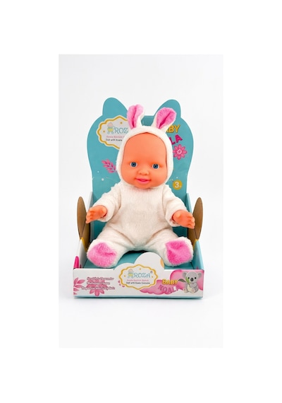 Toyx Sevimli Tavşan Kostümlü Oyuncak Bebek Yumuşak Peluş Tasarım, 3+ Yaş
