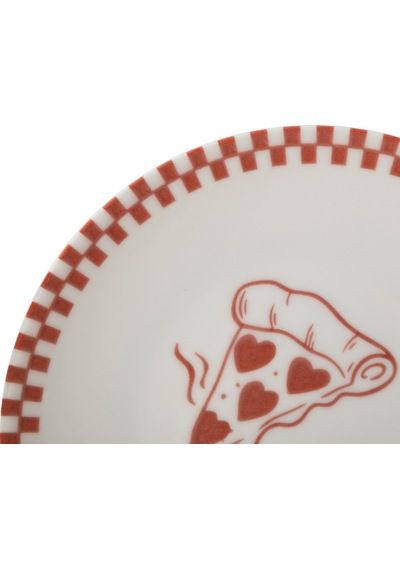 Mudo Home Agen Pasta Tabağı 19 Cm - Kırmızı Diğer