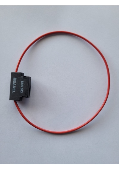 Kırmızı Kablolu Bıçak Sigorta Yuvası - 1 x 0.50 MM