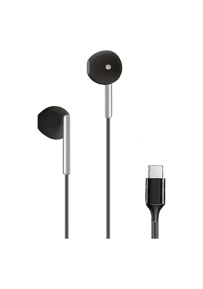 H46 Type-c Stereo Kulak İçi Kablolu Kulaklık Siyah