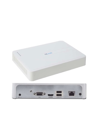 Hılook Nvr-104h-d, 4kanal, 4mpix, H265+, 1 Hdd Desteği, 1080p Kayıt, 60mbps Bant Genişliği, Nvr