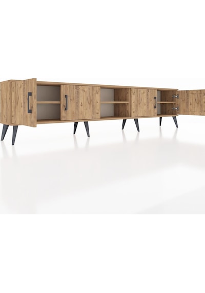 Arges Tv Ünitesi 3 Raflı 4 Kapaklı 220x30x51 Çam-çam Atlas Çam/atlas Çam - Atlas Çam Arges Tv Ünitesi 3 Raflı 4 Kapaklı 220x30x51 Çam-çam Atlas Çam/atlas Çam - Atlas Çam