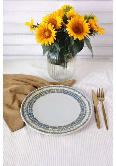 Keramika Professional Mosaica Pergamon Servis Tabağı 27 Cm 6 Adet 22825 Çok Renkli