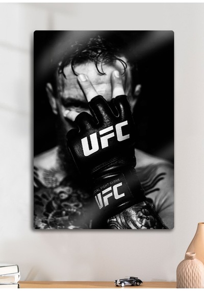 Conor Mcgregor, Ufc - Parlak Metal Baskı Tablo, Sporcu Poster