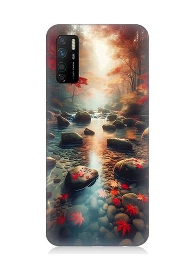 İnfinix Note 7 Lite Uyumlu Huzurlu Orman Desenli Silikon Kılıf