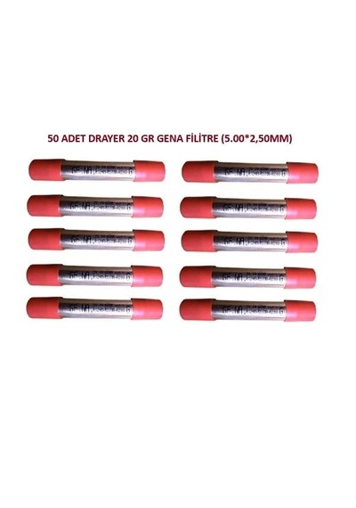 Drayer 20 Gr Gena Filitre 5.00 2,50mm 50 Adet