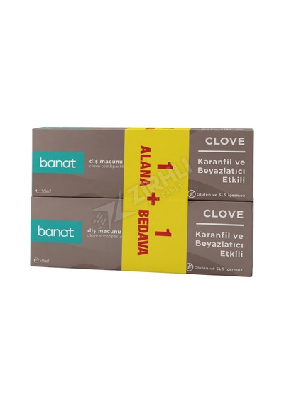 Banat Karanfil Özlü Diş Macunu 50+50 Ml