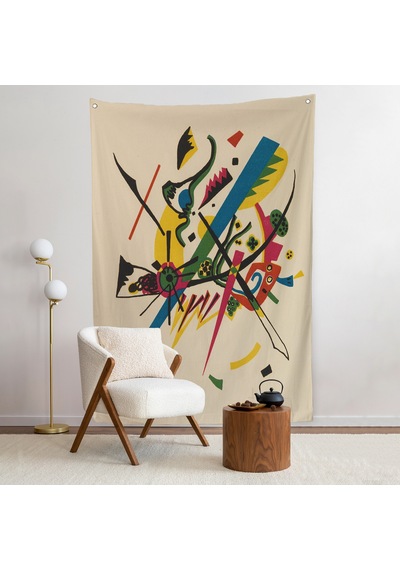 Wassily Kandinsky - Küçük Dünyalar Duvar Örtüsü - Small Worlds-7495