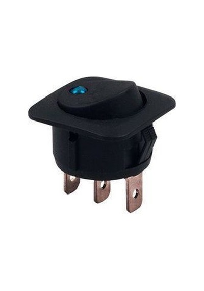 Aksa Aç/kapa Mavi Led Işıklı Tuşlu Anahtar - 11-055