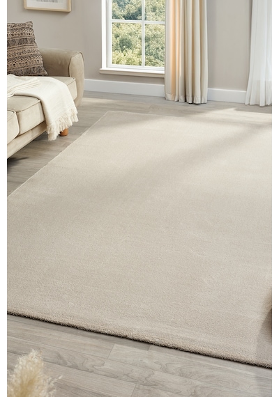 Mariesse Home Puffy Düz Renk Peluş Kalın Dokuma Kesme Yolluk Makina Dokuma Halısı 4500-taş