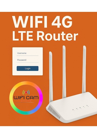 Sim Kartlı 3 Antenli Router Modem