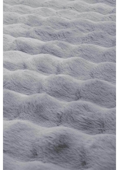 Meltem Tavşan Tüyü Post Peluş Ultra Yumuşak Makinede Yıkanabilir 80x150 Cm Gri